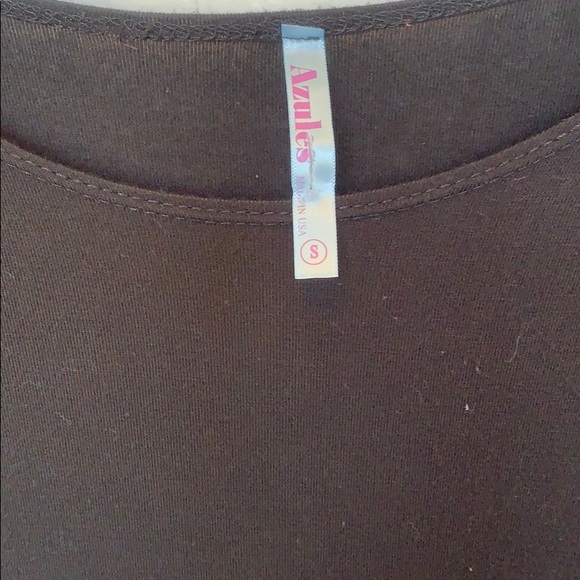 Azules Long Sleeve Striped Tunic Black Size Small - Picture 7 of 11